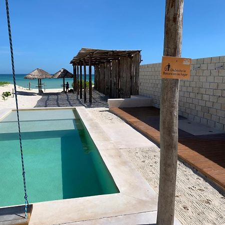 Telchac Villa De 3 Pisos Con Club Playa Тельчак-Пуэрто Экстерьер фото