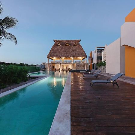 Telchac Villa De 3 Pisos Con Club Playa Тельчак-Пуэрто Экстерьер фото