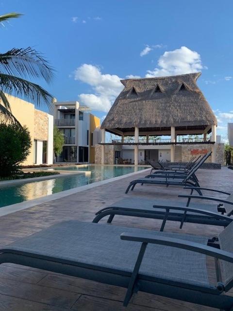 Telchac Villa De 3 Pisos Con Club Playa Тельчак-Пуэрто Экстерьер фото