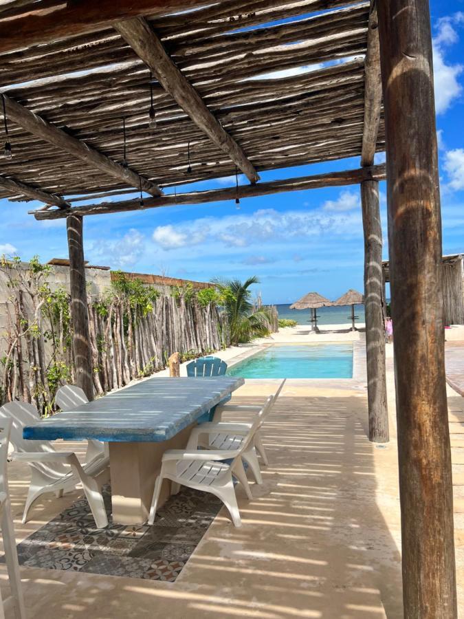 Telchac Villa De 3 Pisos Con Club Playa Тельчак-Пуэрто Экстерьер фото