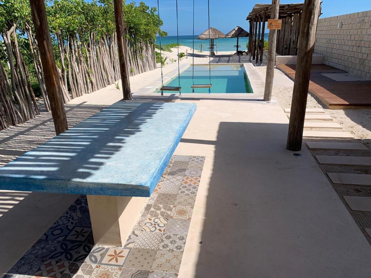 Telchac Villa De 3 Pisos Con Club Playa Тельчак-Пуэрто Экстерьер фото